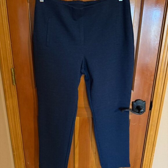 Chico's Blue Pull on Ankle Pants - Picture 1 of 6